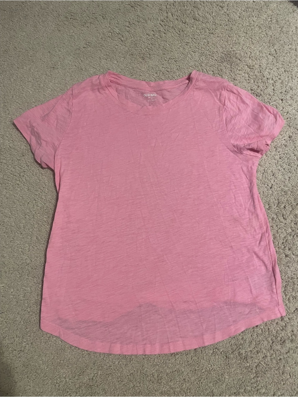 Old Navy Light Pink Women’s Short Sleeve Crewneck Tee